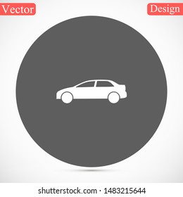 car vector icon , Lorem ipsum flat design