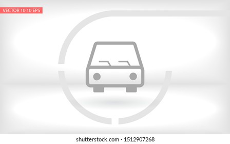 Car Vector icon . Lorem Ipsum Illustration design