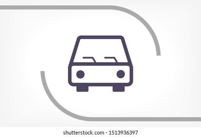 Car Vector icon . Lorem Ipsum Illustration design