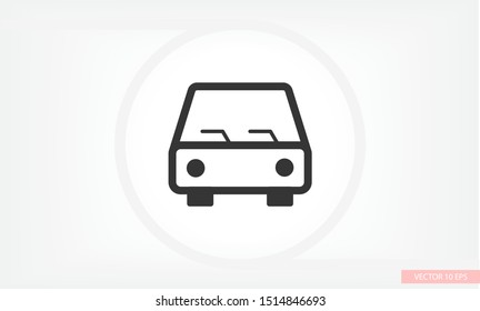 Car Vector icon . Lorem Ipsum Illustration design
