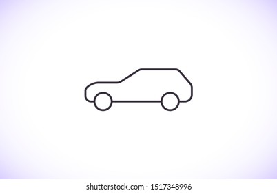 Car Vector icon . Lorem Ipsum Illustration design