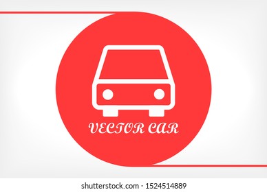 Car Vector icon . Lorem Ipsum Illustration design