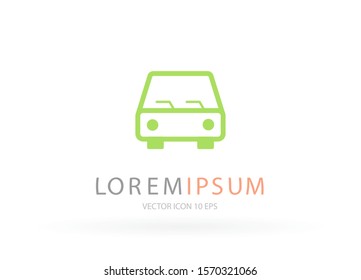 Car Vector icon . Lorem Ipsum Illustration design