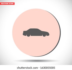 Car vector icon , lorem ipsum Flat design