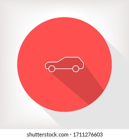 Car Vector icon . Lorem Ipsum Illustration design