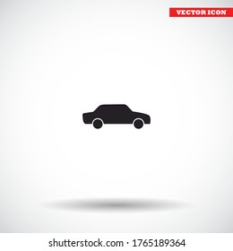 Car vector icon , lorem ipsum Flat design