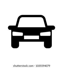 car vector icon on white background for web design and decoration of greeting cards.