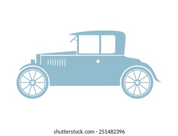 Car vector icon on white background