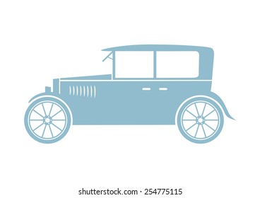 Car vector icon on white background