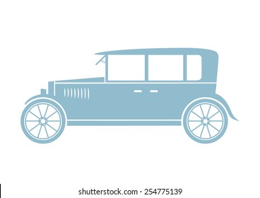Car vector icon on white background