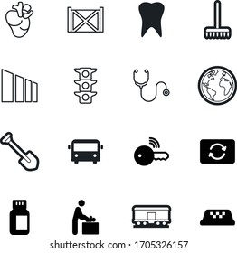 car vector icon set such as: tablet, science, organic, office, fitness, image, shovel, company, mobile, different, crane, rake, dentistry, aorta, bottle, room, wireless, carriage, cardboard, school