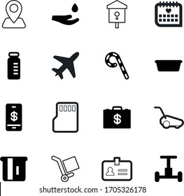 Conjunto de iconos de vectores de camión como: caramelo, pago, gráfico, navegación, manos, siembra, trabajo, anidamiento, flecha, billetera, gratis, cubierta, marcador, oficina, hogar, aviación, lavado, flash, febrero, tratamiento