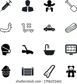 car vector icon set such as: insect, surgical, clean, syringe, little, crispy, cooked, ship, lovely, caution, cardio, monitoring, auto, cooking, bear, guard, loading, fragile, interior, bathroom