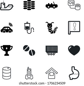 car vector icon set such as: truck, toys, liquid, counter, clinic, cruise, box, connected, drop, antibiotic, gradient, vessel, victory, drip, rock, valentine, competition, material, house, love