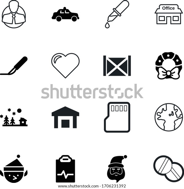 car vector icon set such as: market, arrest, day,\
flash, secure, sd, snowman, surgery, chemistry, stock, export,\
label, treatment, night, light, wreath, storefront, client,\
service, loyalty