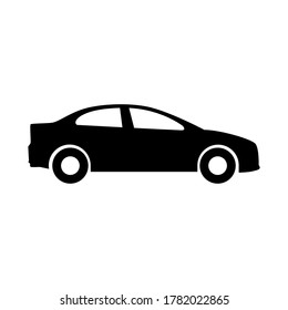 Car vector icon side view