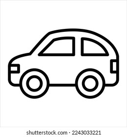Diseño del símbolo del icono del vector del automóvil