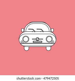 Car. Vector Illustration 