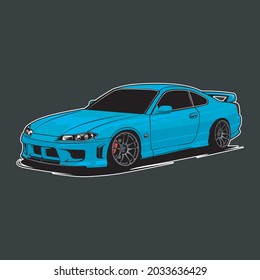 car vector illustration for conceptual design