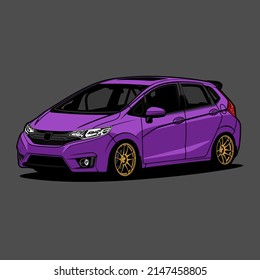 car vector illustration for conceptual design