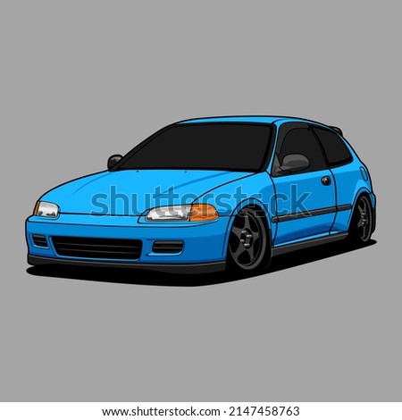 car vector illustration for conceptual design