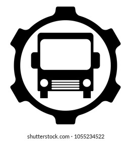 Car. Vector illustration. Icon.