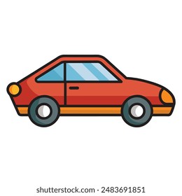 Car Vector Illustration Icon High Quality