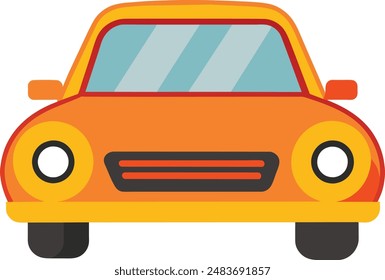 Icono de Ilustración vectorial de coche de alta calidad
