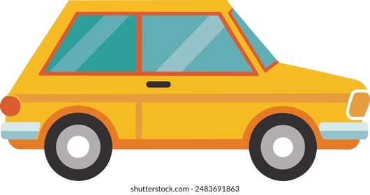 Icono de Ilustración vectorial de coche de alta calidad