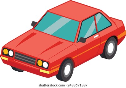 Car Vector Illustration Icon High Quality