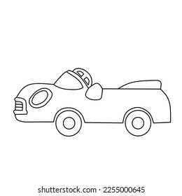 car vector illustration image on white background