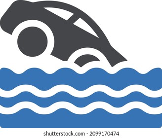 car vector illustration isolated on a transparent background . glyph vector icons for concept or web graphics.