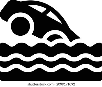 car vector illustration isolated on a transparent background . glyph vector icons for concept or web graphics.