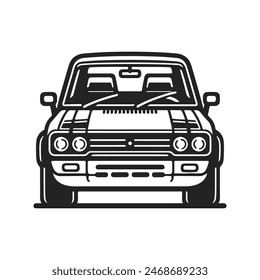 Car vector illustration isolated on white background