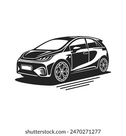 Car vector illustration isolated on white background