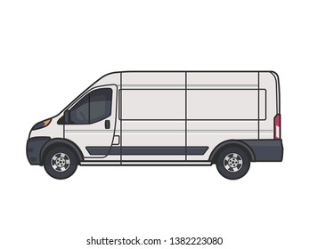 car vector illustration isolated outline