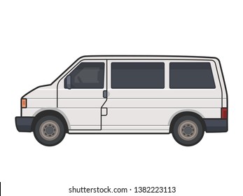 car vector illustration isolated outline