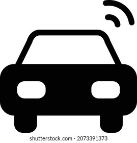 car Vector illustration on a transparent background. Premium quality symbols. Glyphs  vector icon for concept and graphic design.