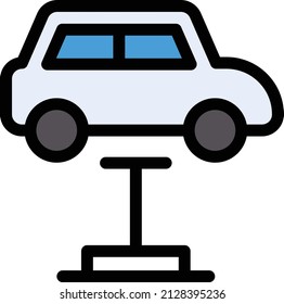 ilustración del vector del coche en un fondo transparente. Símbolos de calidad premium. Icono vector glifos para concepto y diseño gráfico.