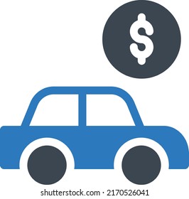 Car Vector illustration on a transparent background.Premium quality symbols.Glyphs vector icon for concept and graphic design.