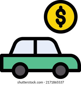 Car Vector illustration on a transparent background.Premium quality symmbols.Stroke vector icon for concept and graphic design.