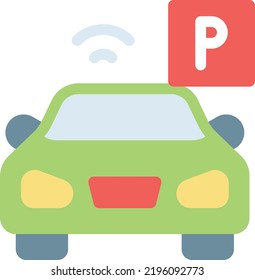 Car Vector illustration on a transparent background. Premium quality symmbols. Line Color vector icons for concept and graphic design. 
