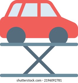 car Vector illustration on a transparent background. Premium quality symmbols. Line Color vector icons for concept and graphic design. 
