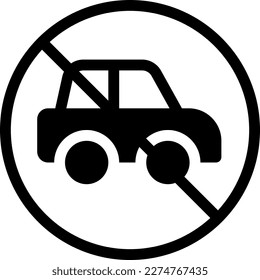 Vektorgrafik des Autos auf transparentem Hintergrund. Hochwertige Symbole. Glyphen Vektorsymbole für Konzept und Grafikdesign.