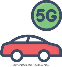 car Vector illustration on a transparent background. Premium quality symbols. Stroke vector icon for concept and graphic design.