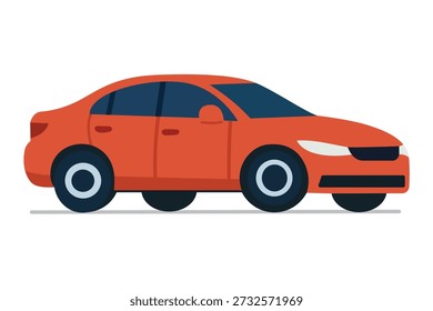 Vektorgrafik des Autos auf weißem Hintergrund