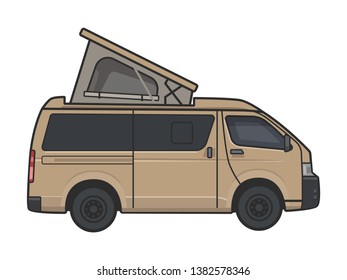 car vector illustration outline isolated