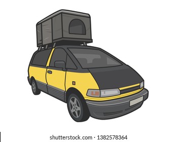 car vector illustration outline isolated