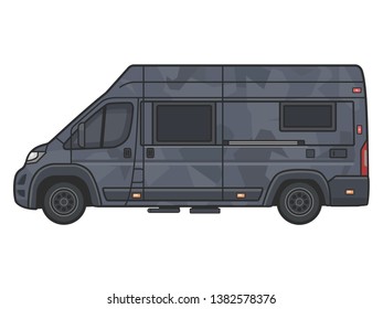 car vector illustration outline isolated