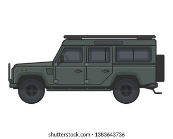 car vector illustration outline isolated